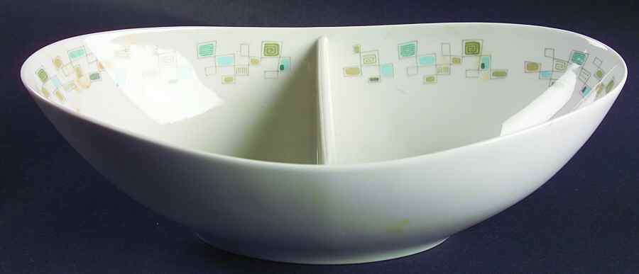 Westclif 11" Oval Divided Vegetable Bowl by Kokura-1
