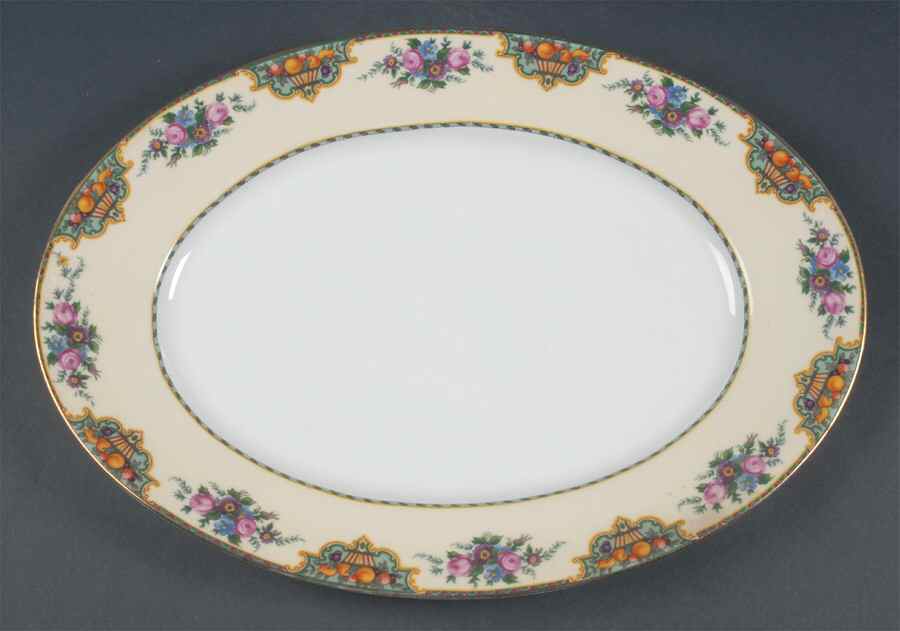 Beverly 15" Oval Serving Platter by KPM-1