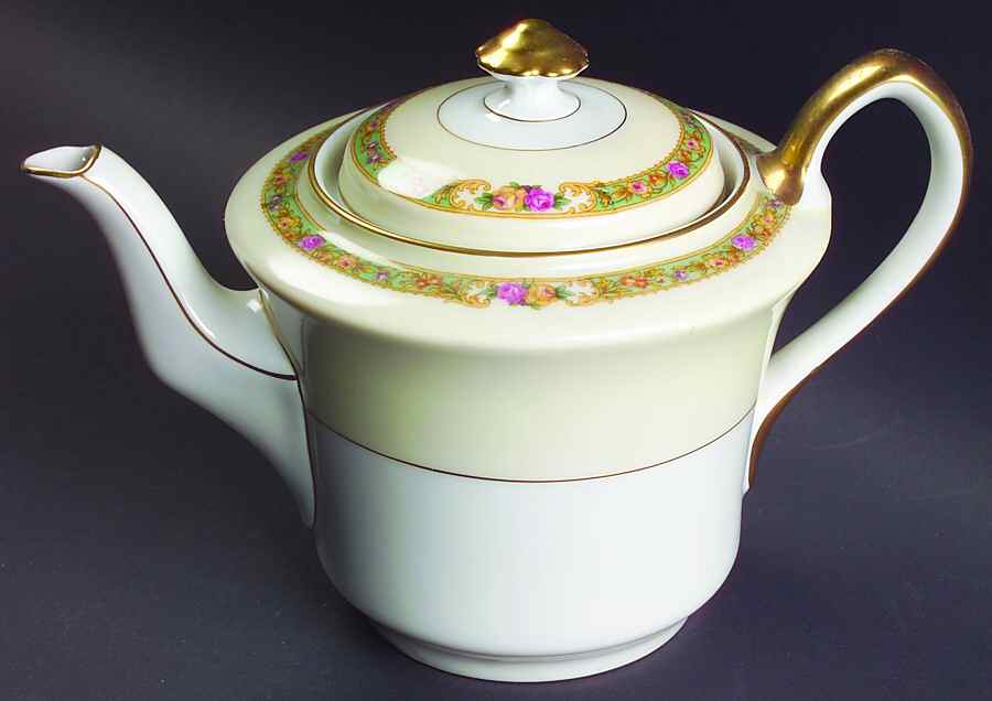 The Rosedale Teapot & Lid by KPM-1