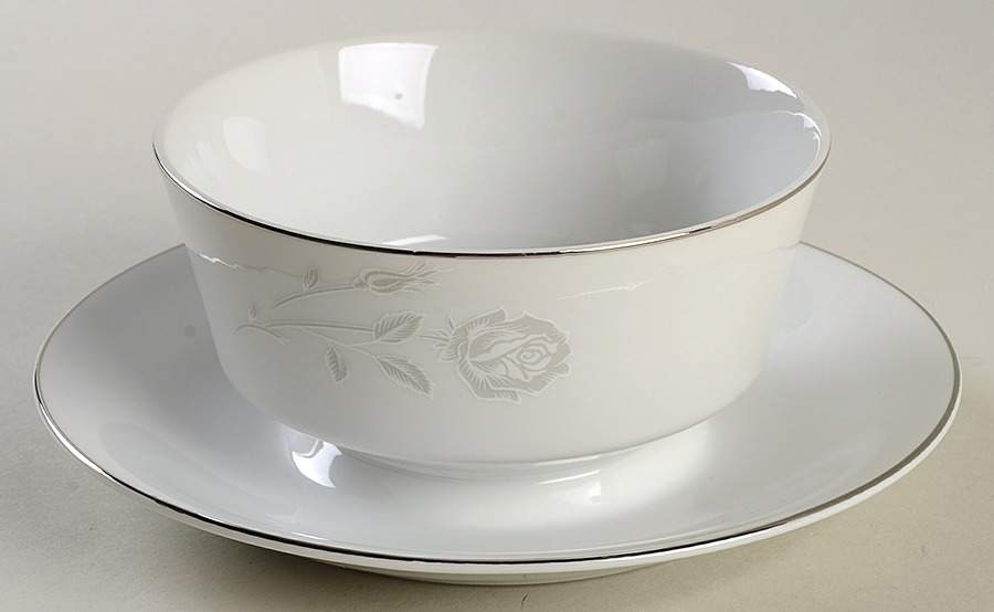 Elizabeth Gravy Boat with Attached Underplate by Kessington-1
