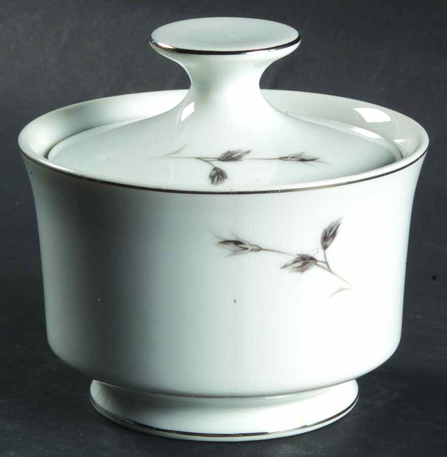 Enchanting Rose Sugar Bowl & Lid by Kessington-1