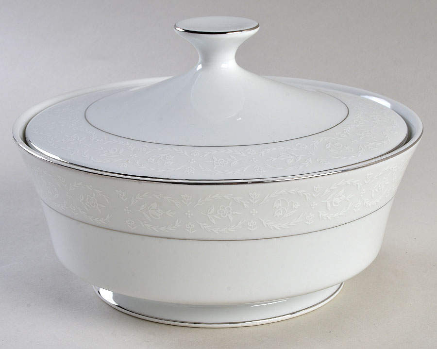 Petite Fleurs Round Covered Vegetable by Kessington-1