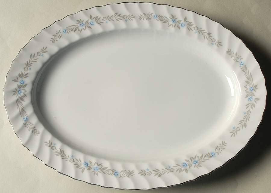 Springtime 14" Oval Serving Platter by Kessington-1