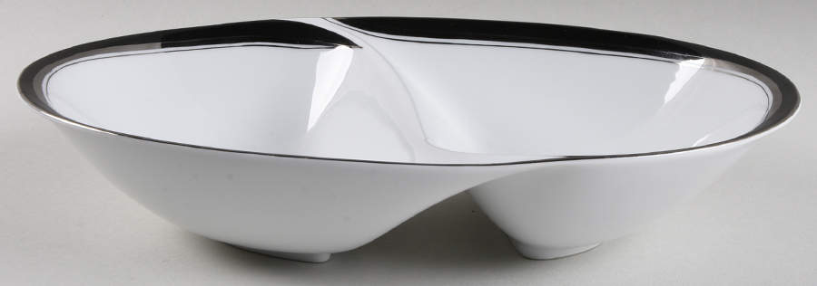 Victoria Oval Divided Vegetable Bowl by Kessington-1