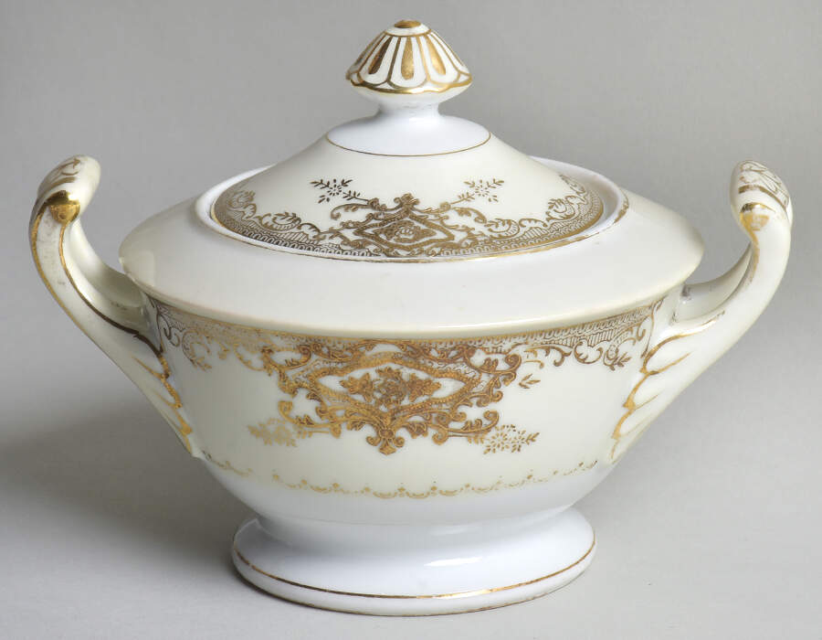 Goldana Sugar Bowl & Lid by Kyoto-1