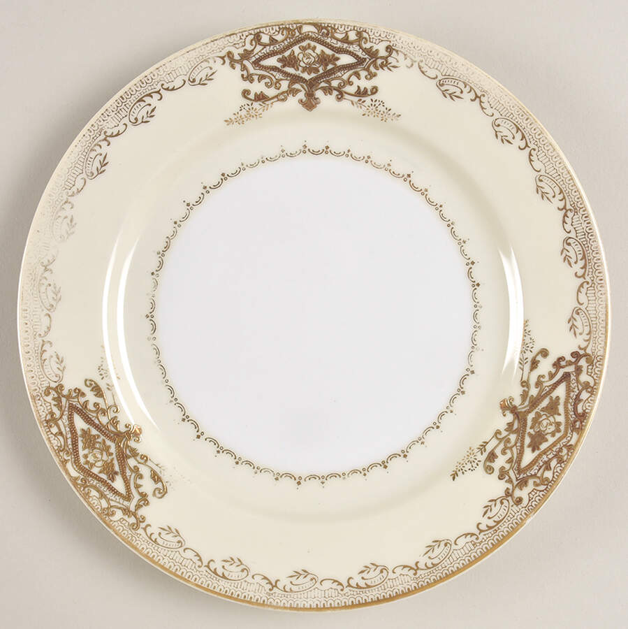 Goldana Salad Plate by Kyoto-1
