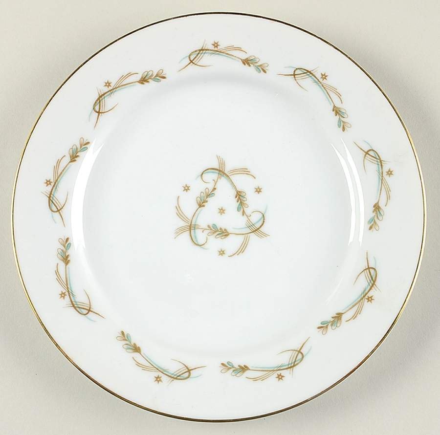Modern Scroll Salad Plate by Kyoto-1