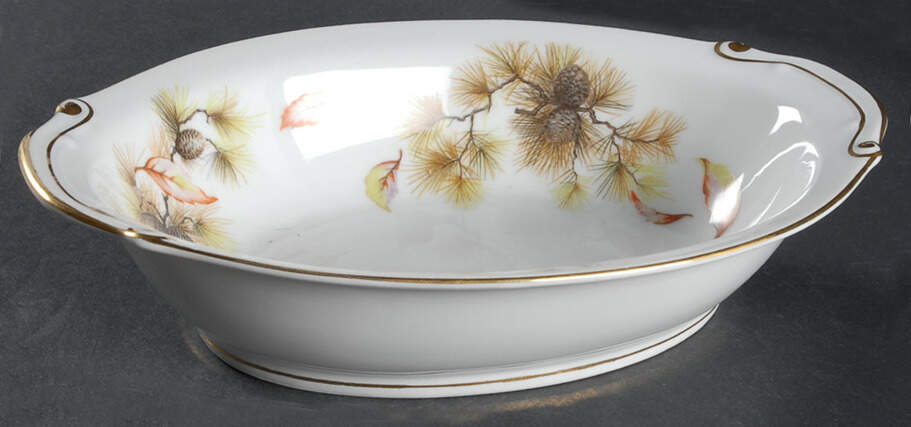 Pines 10" Oval Vegetable Bowl by Kyoto-1
