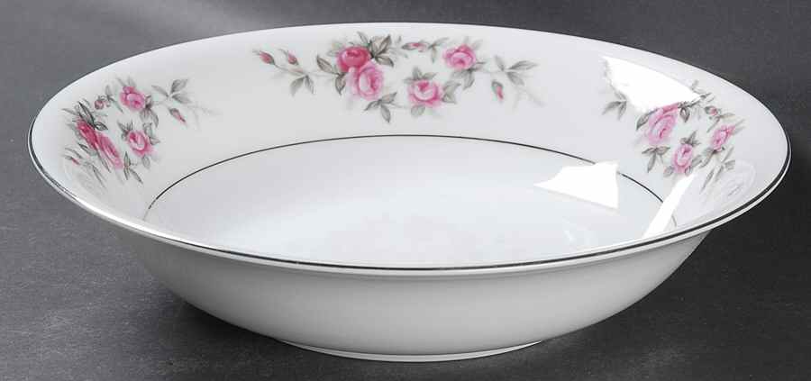 Rose Garland 9" Round Vegetable Bowl by Kyoto-1