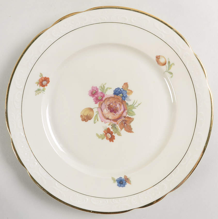 Rosenborg Luncheon Plate by KPM-1