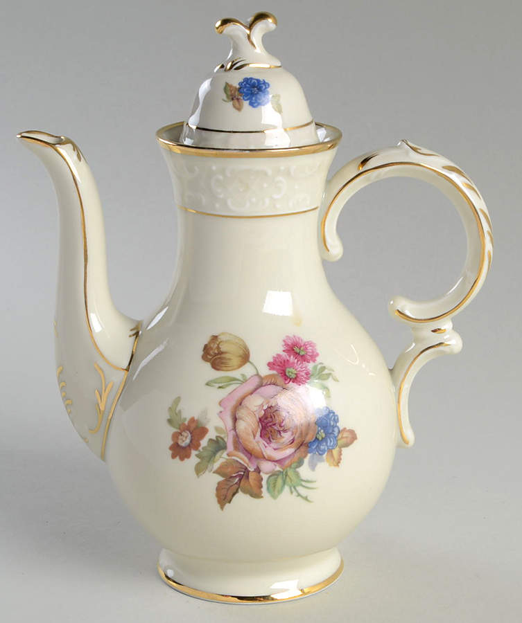 Rosenborg Mini Coffee Pot & Lid by KPM-1