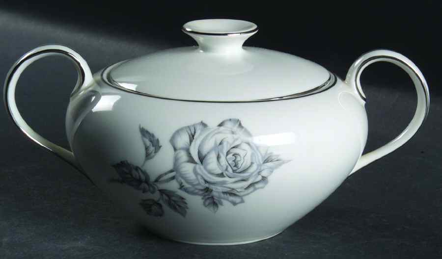 Bridal Rose Sugar Bowl & Lid by Kingsway-1