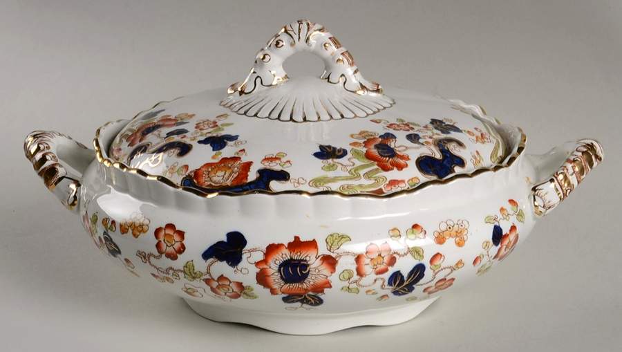 Tokio Round Covered Vegetable by Keeling & Co-1