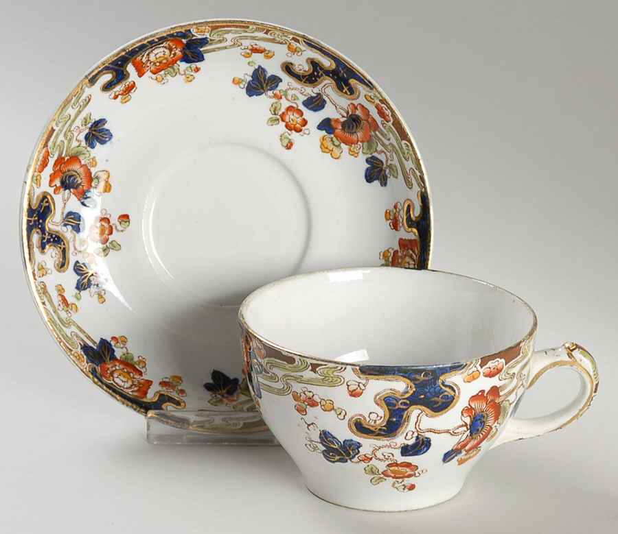Tokio Flat Cup & Saucer Set by Keeling & Co-1