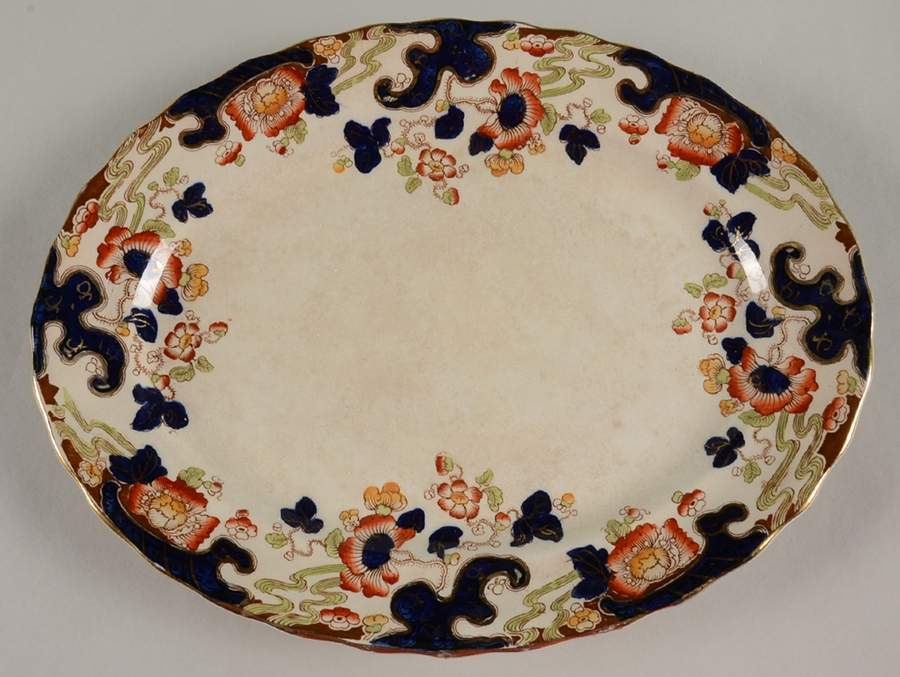 Tokio 12" Oval Serving Platter by Keeling & Co-1