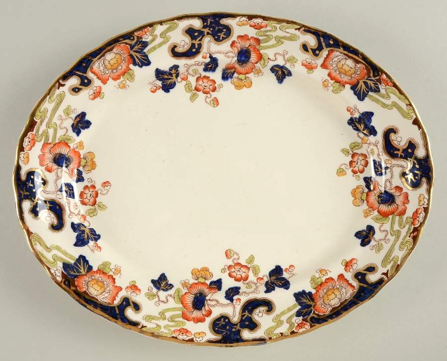 Tokio 11" Oval Serving Platter by Keeling & Co-1