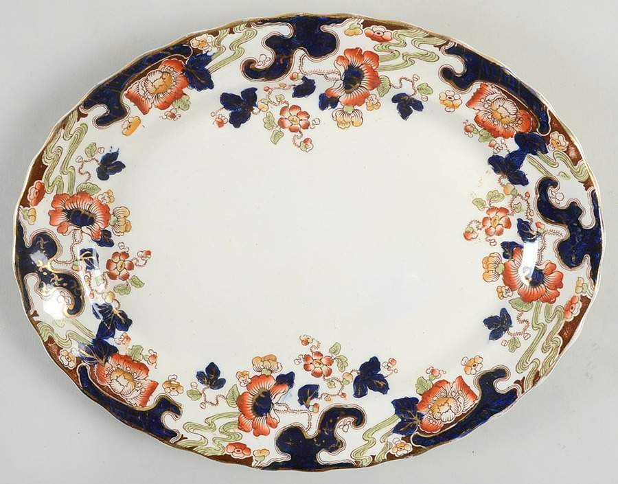 Tokio 10" Oval Serving Platter by Keeling & Co-1