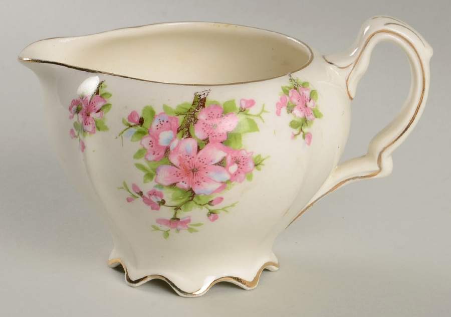 Apple Blossom Creamer by James Kent (England)-1