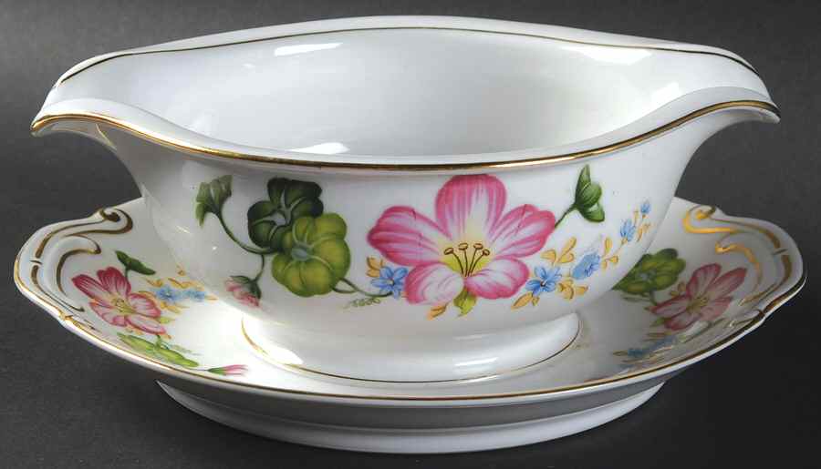 Firenze Gravy Boat with Attached Underplate by Kyoto-1