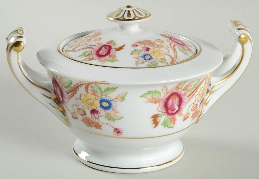 Exotique Sugar Bowl & Lid by Korlis (Japan)-1