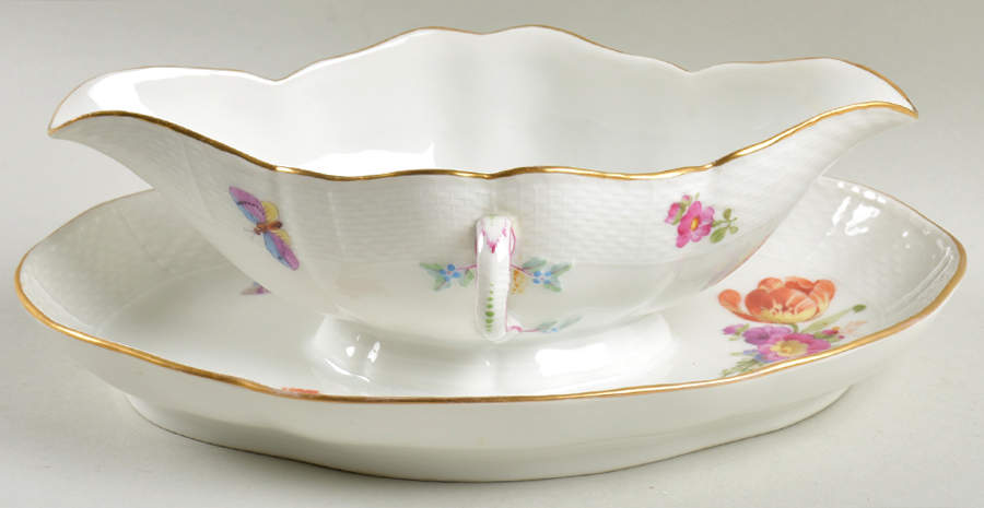 KPM74 Gravy Boat with Attached Underplate by KPM-1
