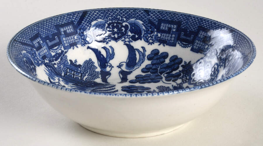 Blue Willow Coupe Cereal Bowl by Kakusa-1