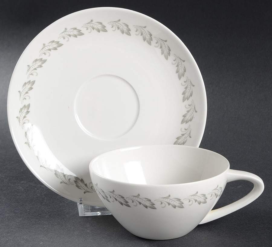 Serenade Flat Cup & Saucer Set by Kaysons Import Company-1