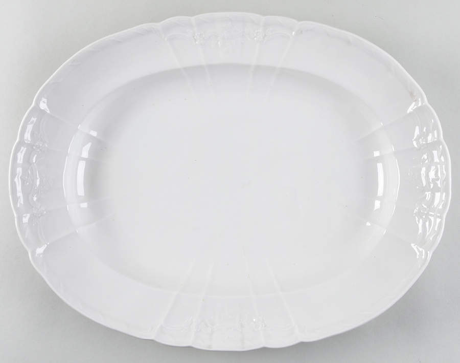 Rocaille 17" Oval Serving Platter by KPM-1