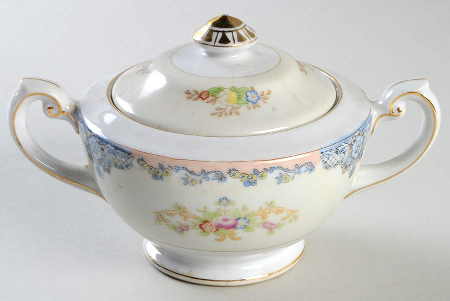 KRE8 Sugar Bowl & Lid by Krescent (Japan)-1