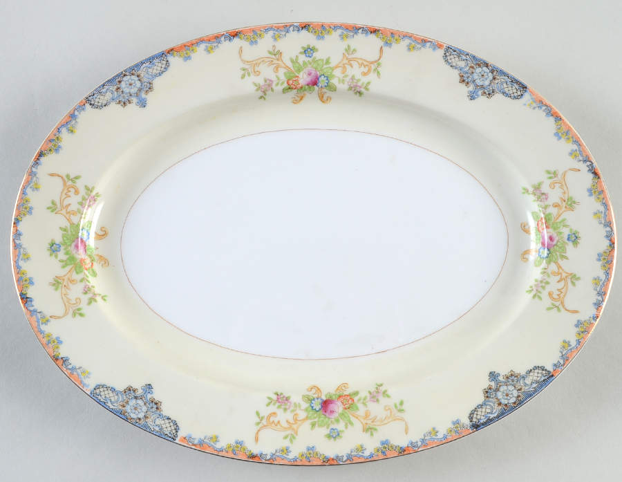 KRE8 12" Oval Serving Platter by Krescent (Japan)-1