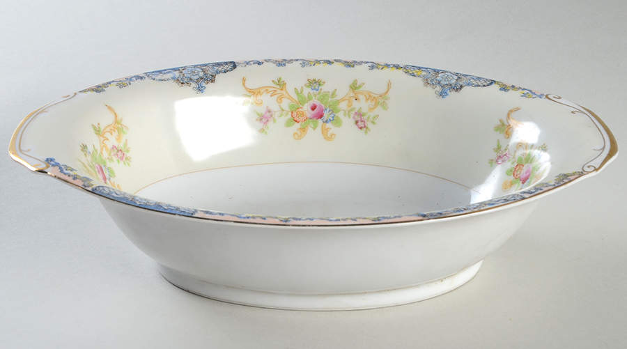 KRE8 10" Oval Vegetable Bowl by Krescent (Japan)-1