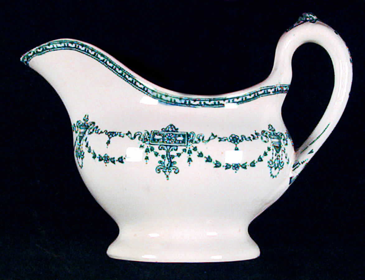 Bowness Blue Green Gravy Boat by Keeling & Co-1