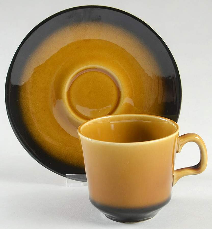 Montego Flat Cup & Saucer Set by Kristina Collection-1