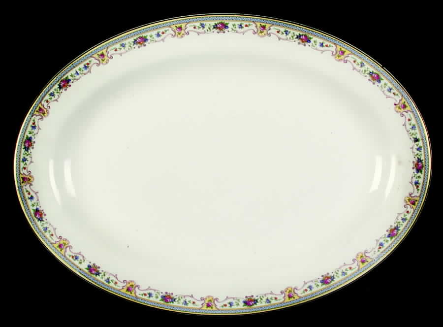 KTK84 14" Oval Serving Platter by Knowles, Taylor & Knowles-1