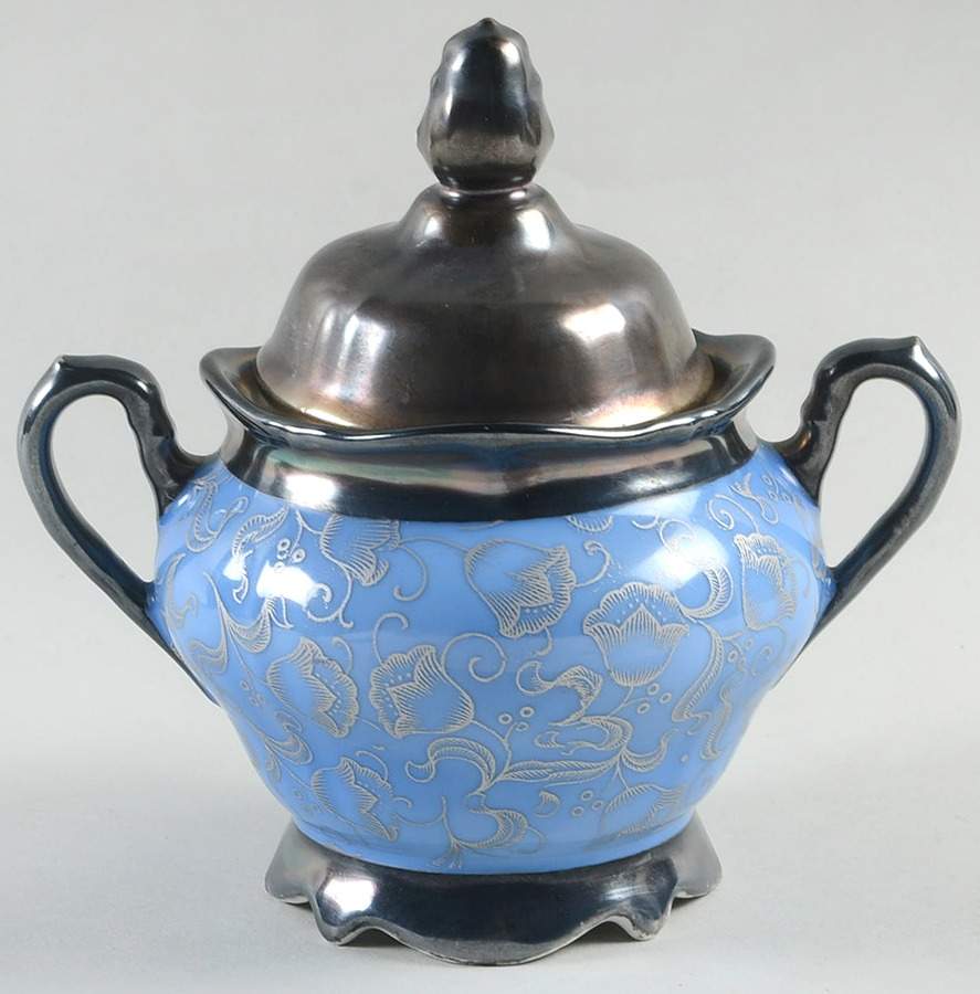 DEKOR Sugar Bowl & Lid by Keram Silber-1