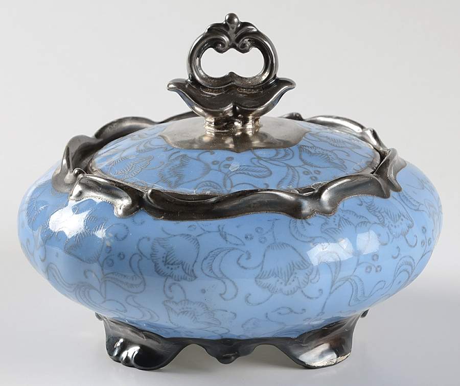 DEKOR Sugar Bowl & Lid by Keram Silber-1