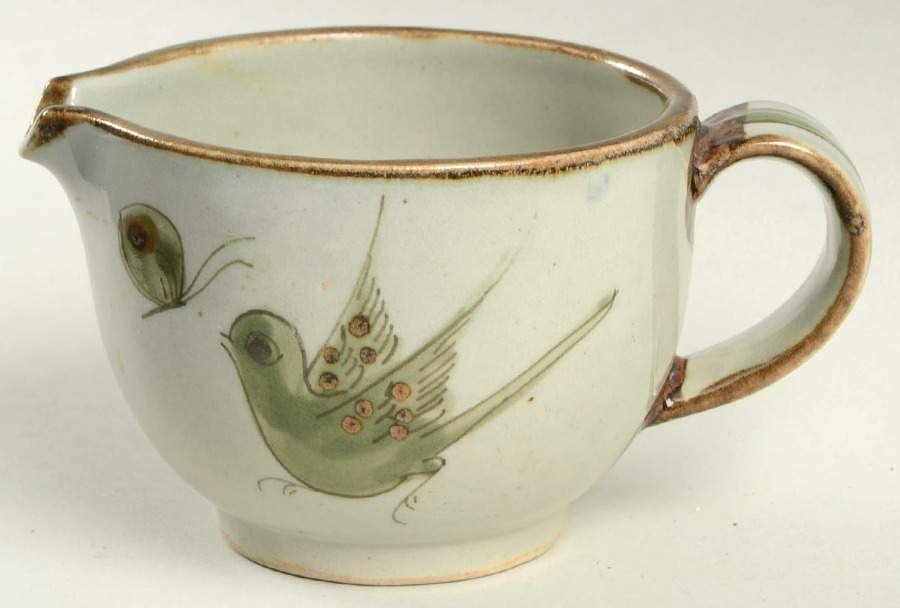 El Palomar Green Creamer by Ken Edwards Pottery-1
