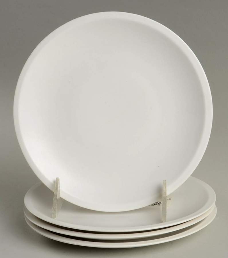 Chic Er By the Dozen White Canape Plate - Set of 4 by Kenneth Cole Reaction-1