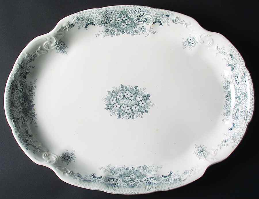 KTK132 17" Oval Serving Platter by Knowles, Taylor & Knowles-1
