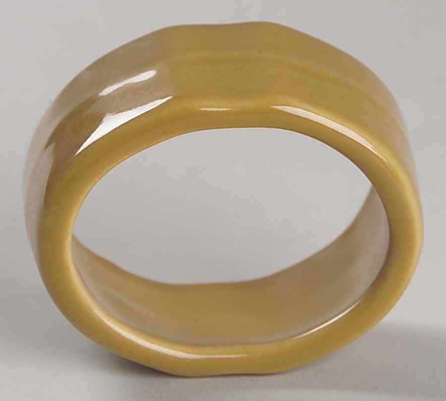 Florence Dijon Mustard Napkin Ring by Kennex Group (China)-1