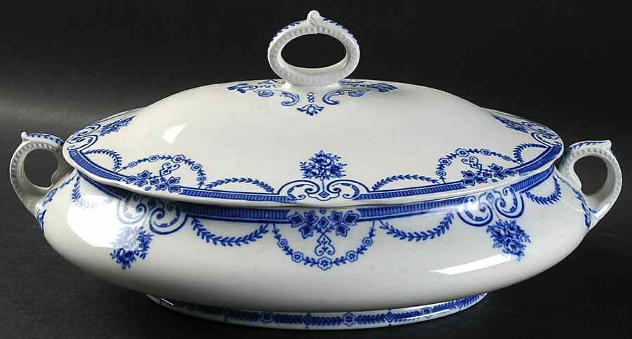 Evesham Oval Covered Vegetable by Keeling & Co-1