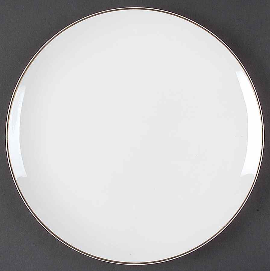 Glacier (Gold Trim) Dinner Plate by Kokura-1