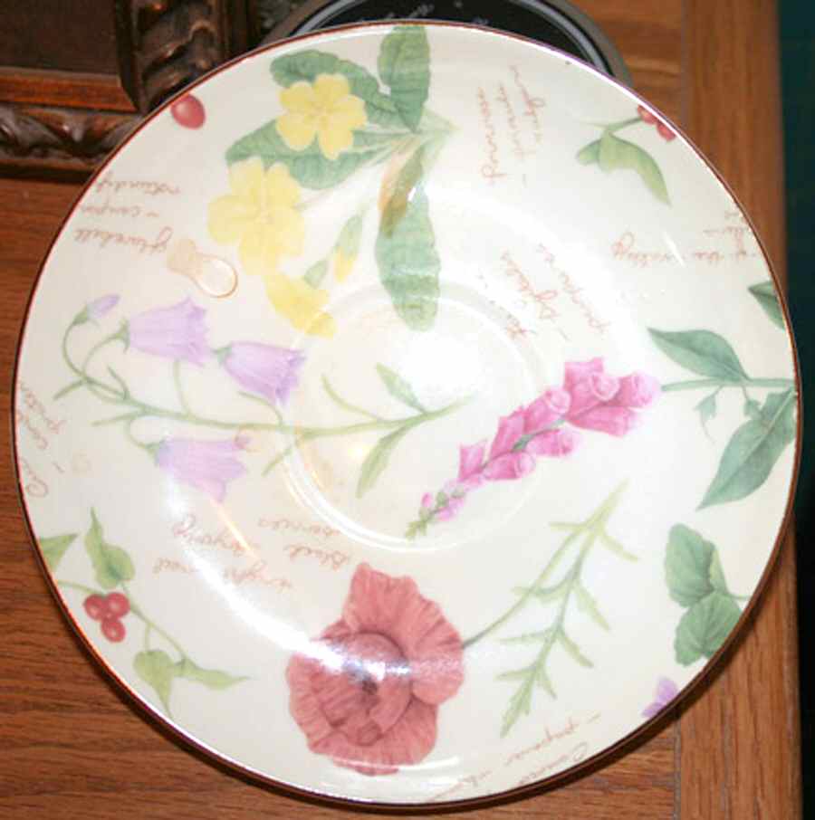 Dairy Cream Saucer by Kirsty Jayne China-1