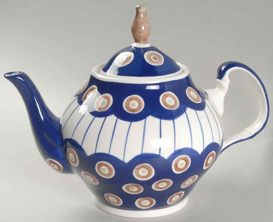 Circle Teapot & Lid by Kent Pottery-1