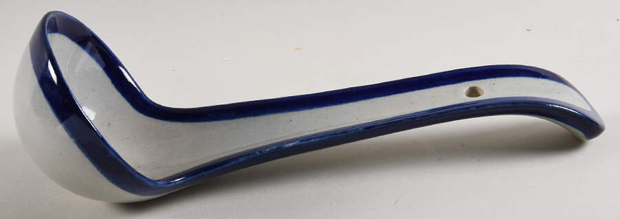Guadalajara Blue Tureen Ladle by Ken Edwards Pottery-1