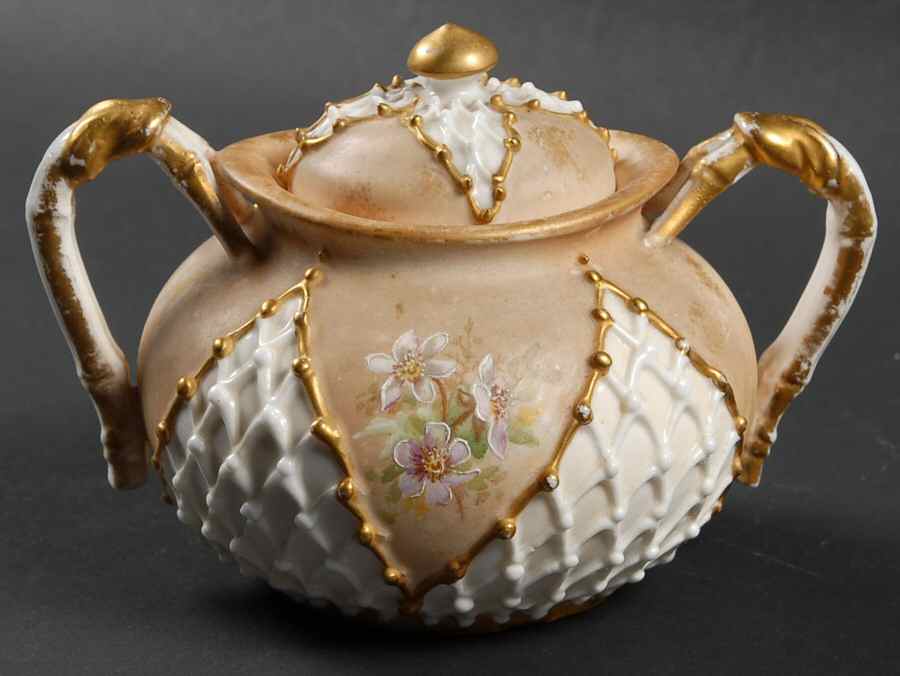 1897 Sugar Bowl & Lid by Knowles, Taylor & Knowles-1
