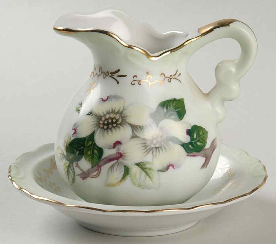 KPJ1 Small Pitcher & Bowl Set by Kpm Japan-1