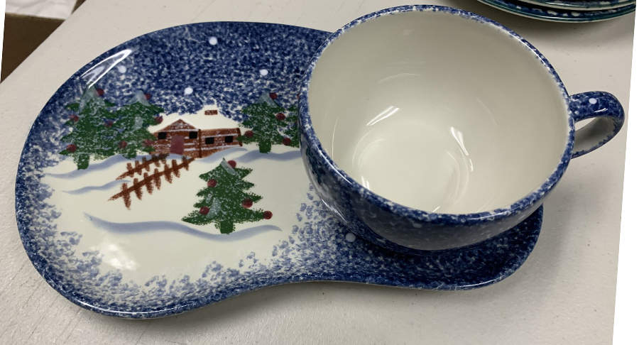 K2M1 Snack Plate & Cup Set by Katherine Michaels-1