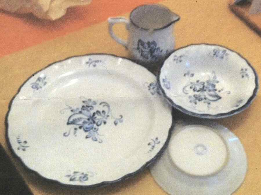 Provence (Blue Flowers) Dinner Plate by Korea-1