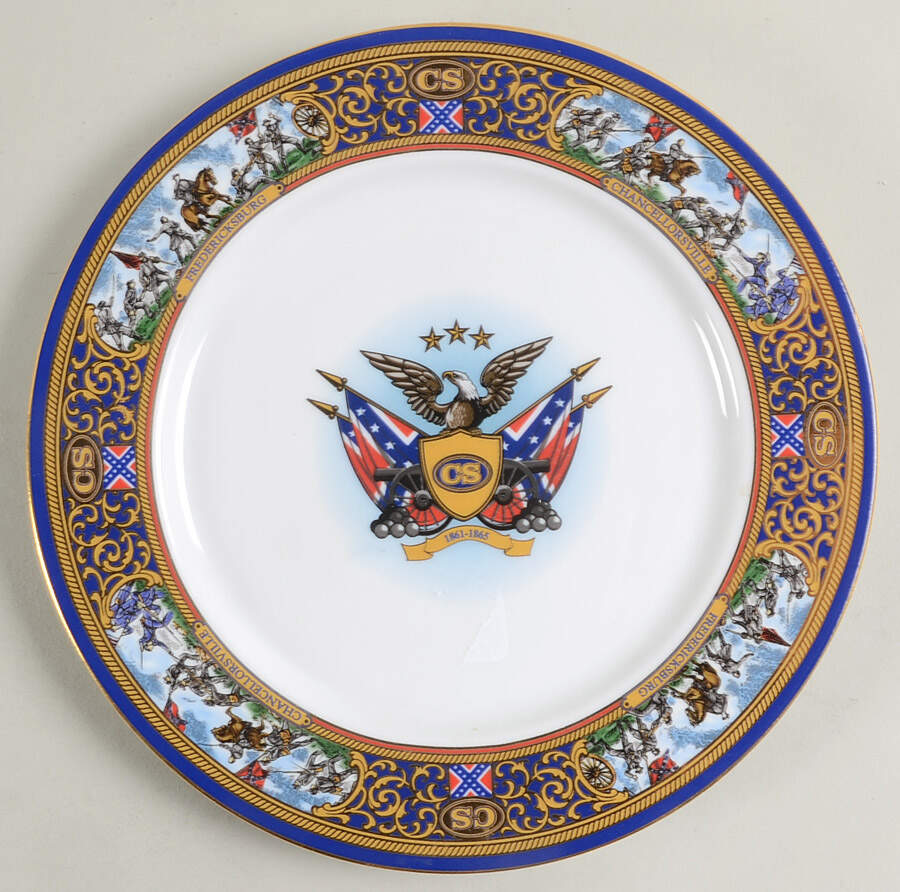 Pride of the Confederacy, The Salad Plate by Franklin Mint-1